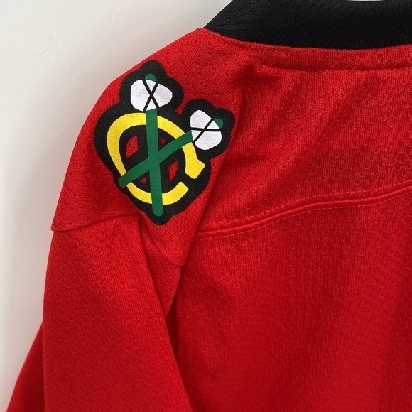 Blackhawks Toddler Hawks Jersey Replica Blank NHL 2t 3T 4t NEW - Picture 6 of 8